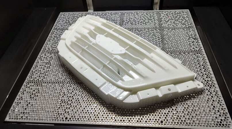 Cubein's 3d printeing technique shown with a printer designing a prototype